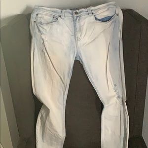 Light Faded Denim Jeans